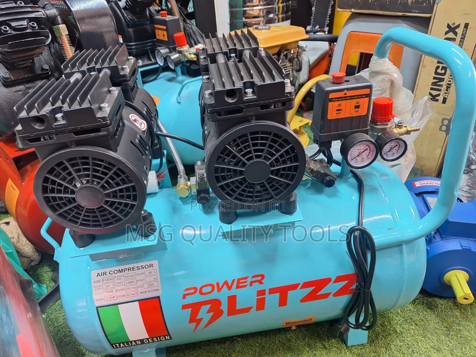 Blirtz Silent Air Compressor 50l