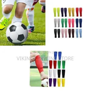 1 Pair Of Hockey Rugby Football Socks Soccer Leg Brace Calf Sleeves