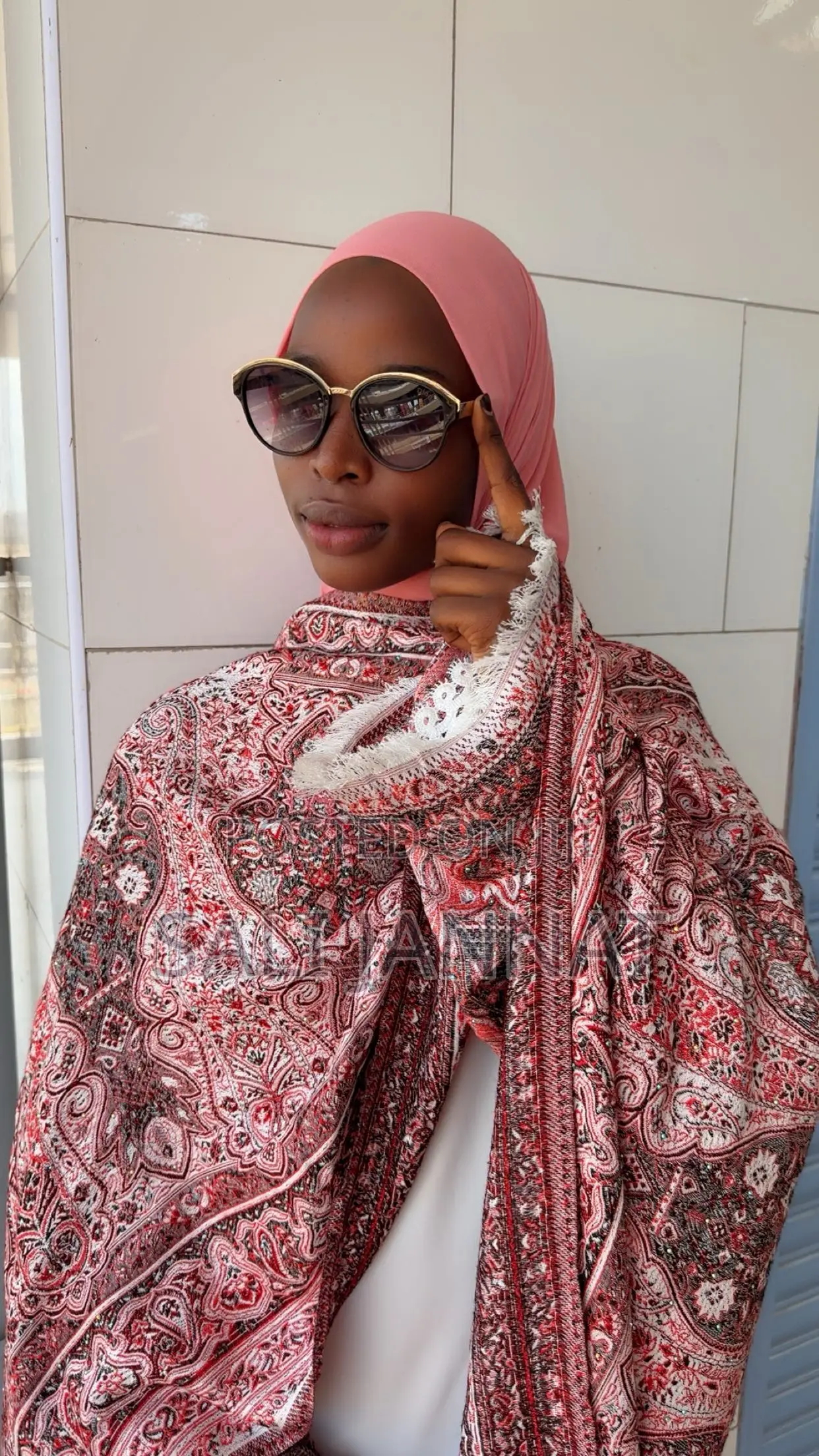 Pashemine Abaya Is Available It Has a Nice Material