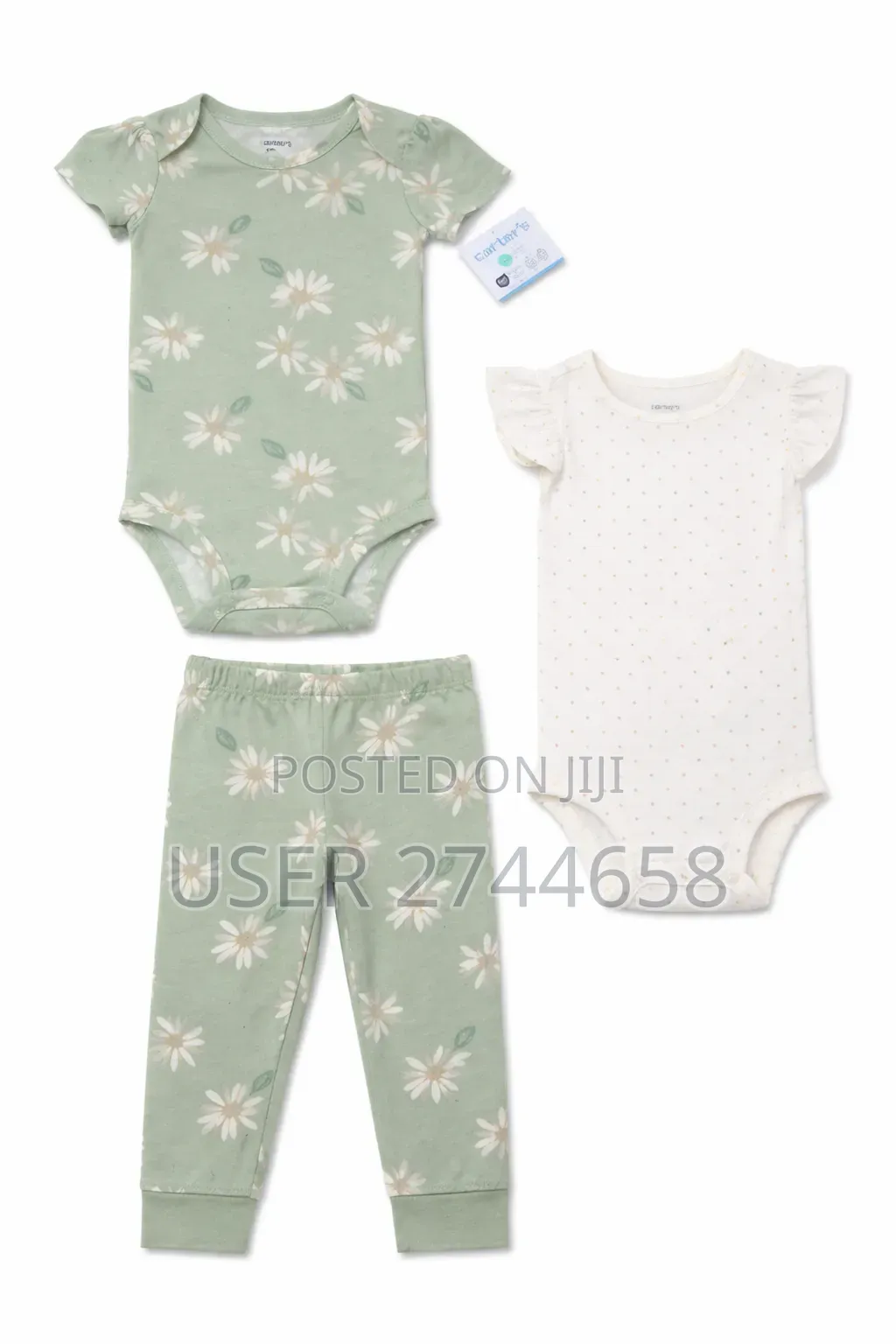 Babies 3 Piece Bodysuit
