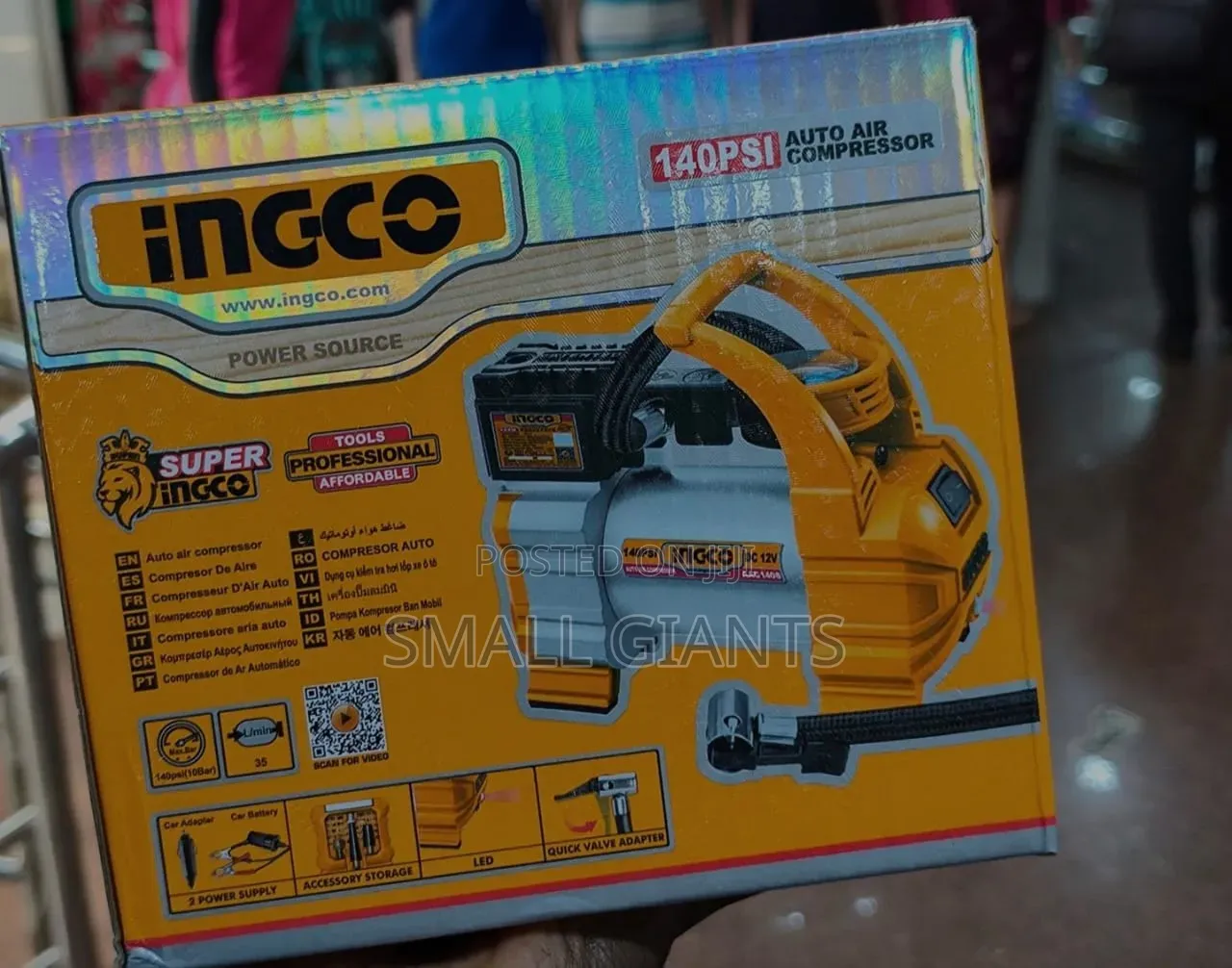 Ingco Multifunctional Air Inflator Pump