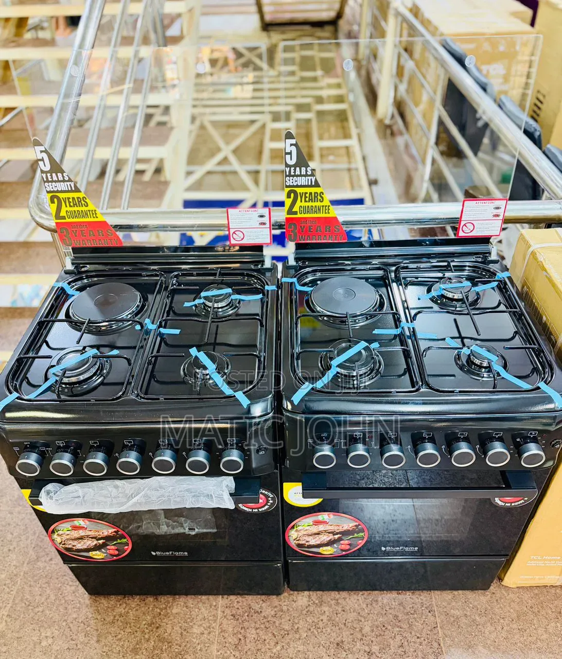 Blueflame Cooker 60x60 (3+1) S6031 Black -