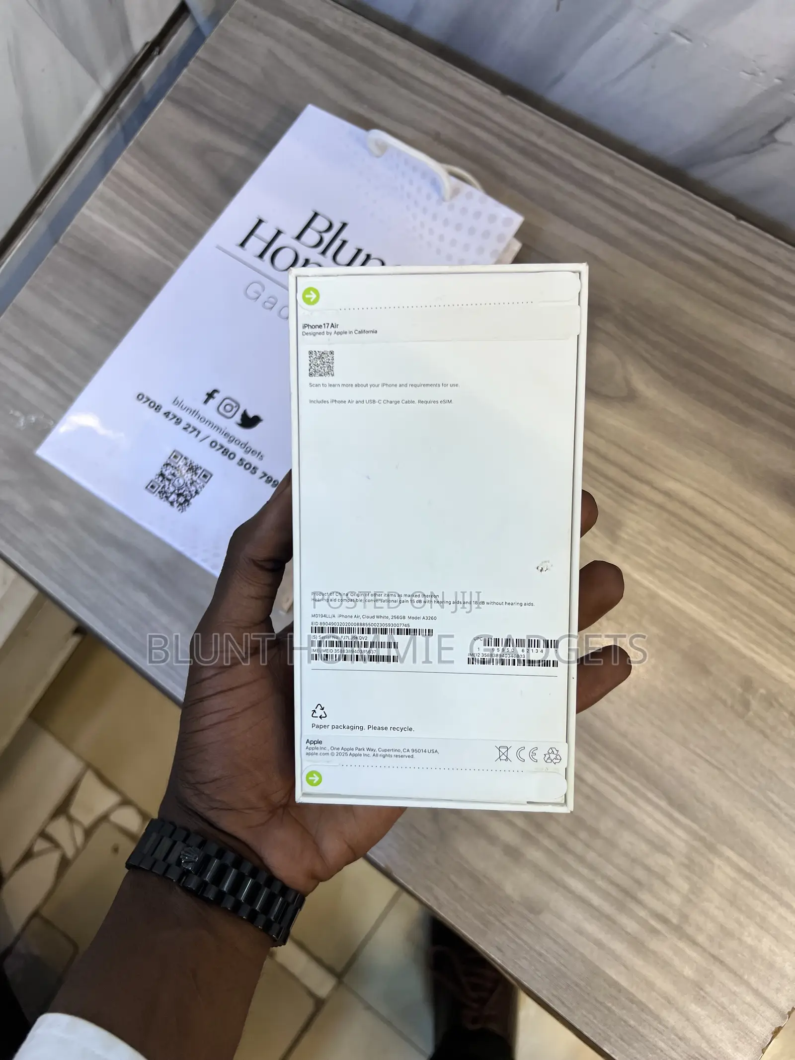 New Apple iPhone Air 256 GB White
