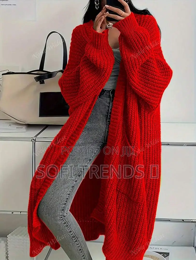 Ladies Long Cardigan