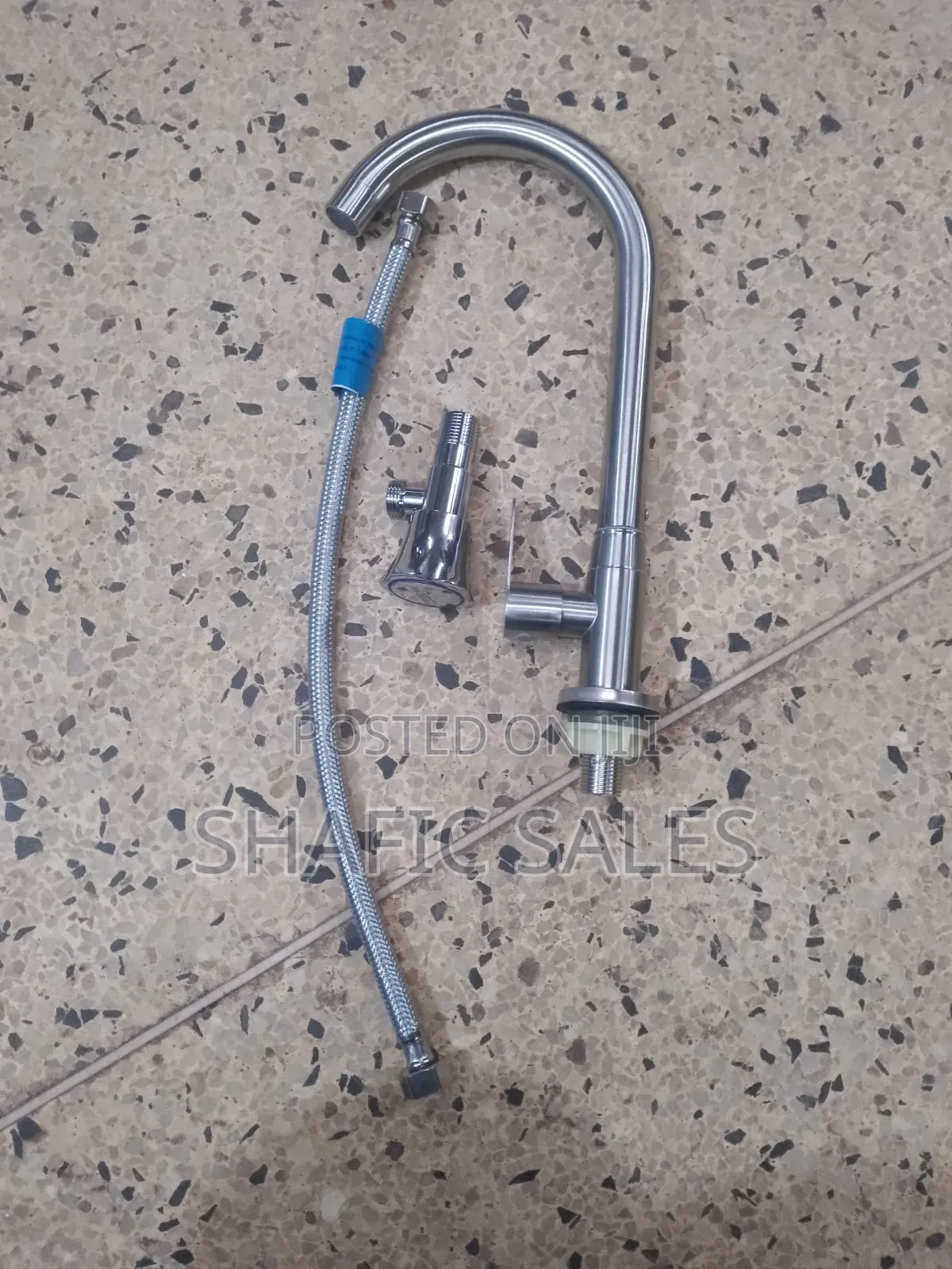 Kitchen Sink (Full Set) With Tap ,Angle V, Flexible Tub Heavy Duty