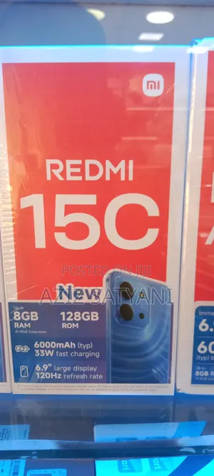 New Xiaomi Redmi 15C 4G 128 GB