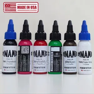 Dynamic Premium Tattoo Ink Microblading Pigment TBK Triple Black 30ml.