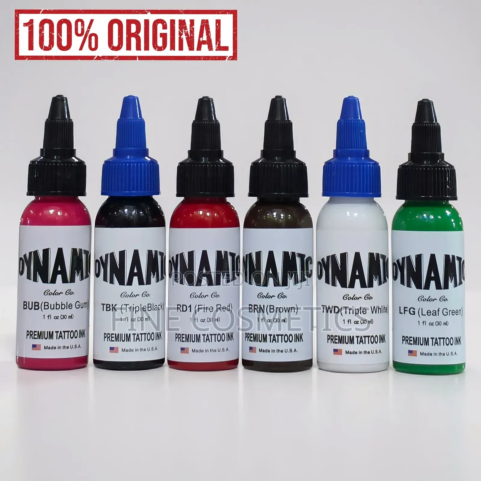 Dynamic Premium Tattoo Ink Microblading Pigment TBK Triple Black 30ml.