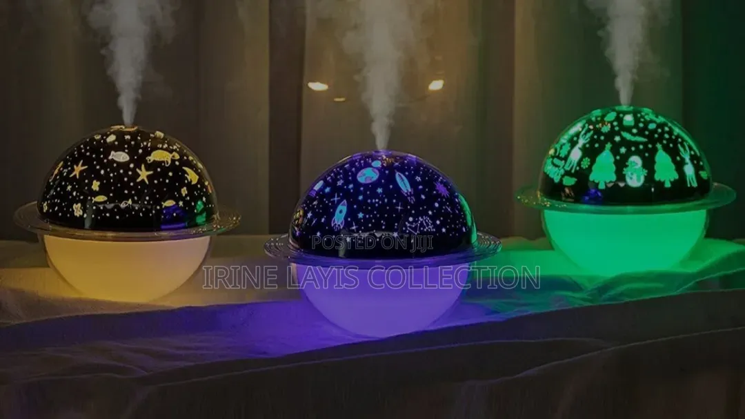 2-in-1 Projector Night Light and Cool Mist Humidifier
