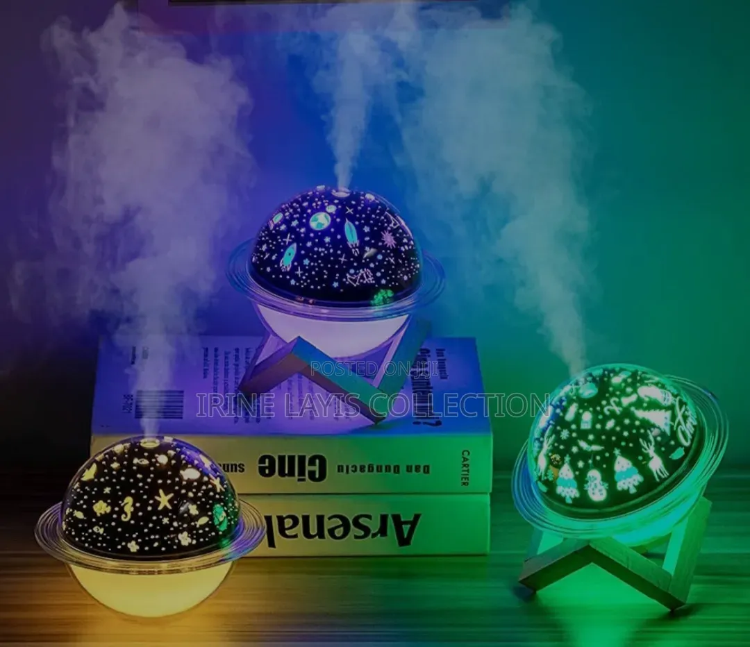 2-in-1 Projector Night Light and Cool Mist Humidifier