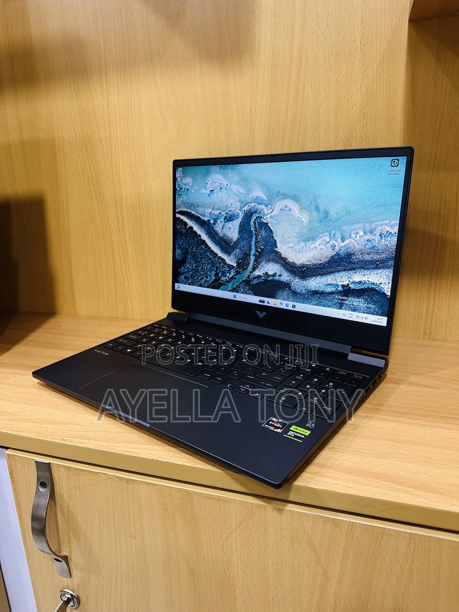 New Laptop HP Victus 15 16GB AMD Ryzen 5 SSD 512GB