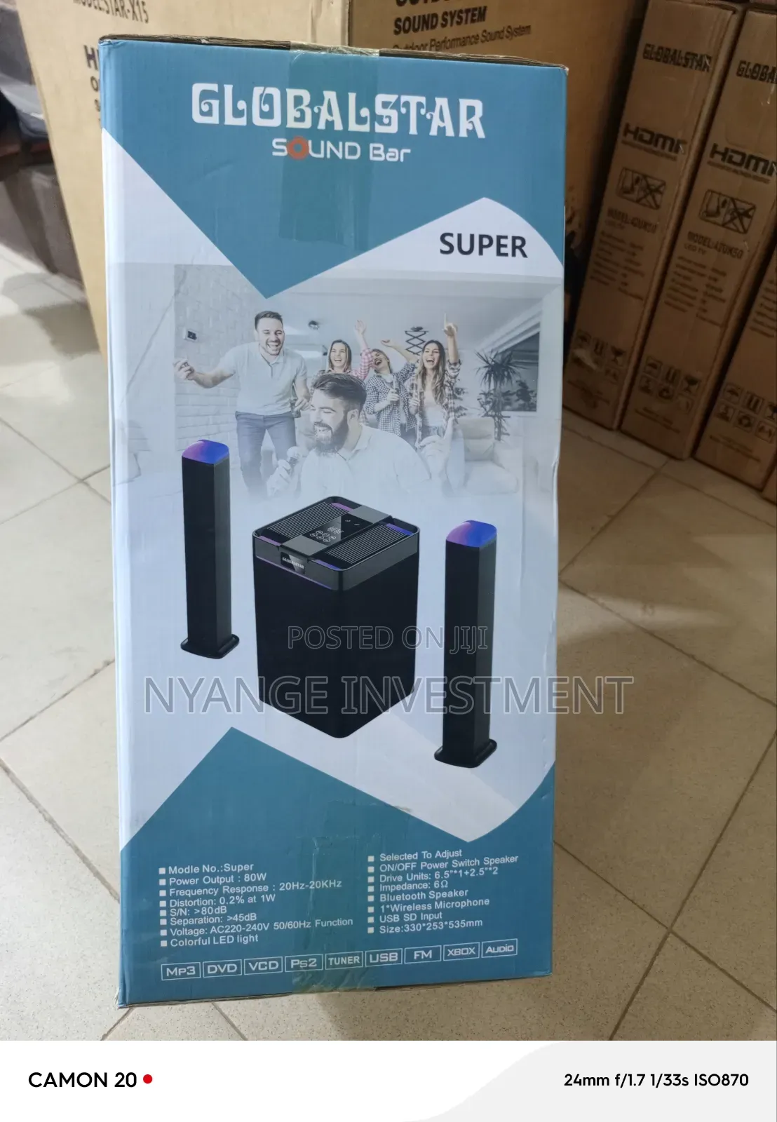 Globalstar Supper Sound Bar. Global Star Sound Bar Supper