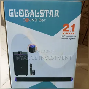 Globalstar Super Soundbar System With a 3.1 Configuration