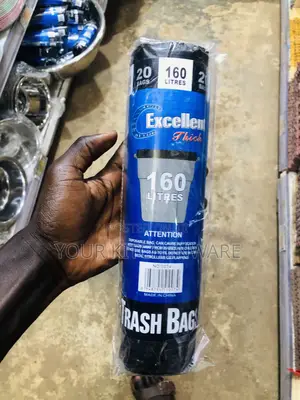 160l Black Trash Bags
