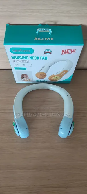 Aerbes Ab-fs16 Rechargeable Hanging Neck Fan 1200mah Wearable Cooler
