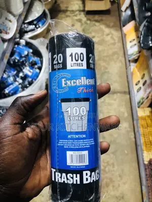 100l Black Trash Bags