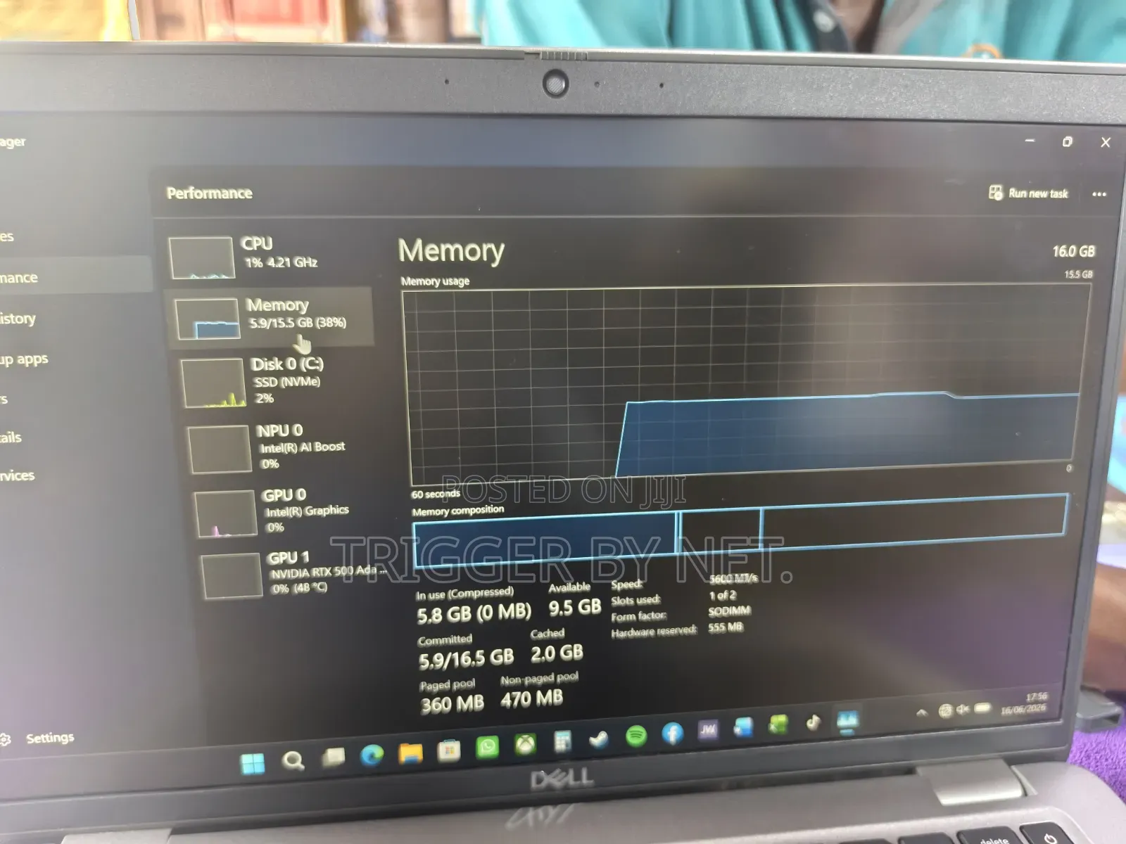 Laptop Dell Precision 3580 16GB Intel Core Ultra 7 SSD 512GB
