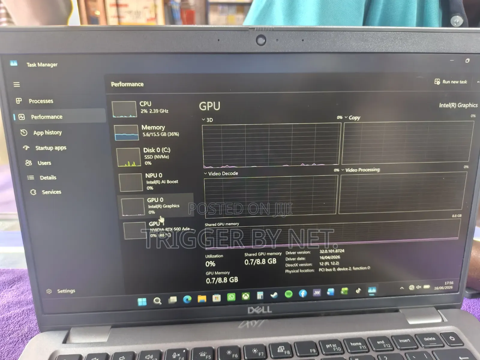 Laptop Dell Precision 3580 16GB Intel Core Ultra 7 SSD 512GB