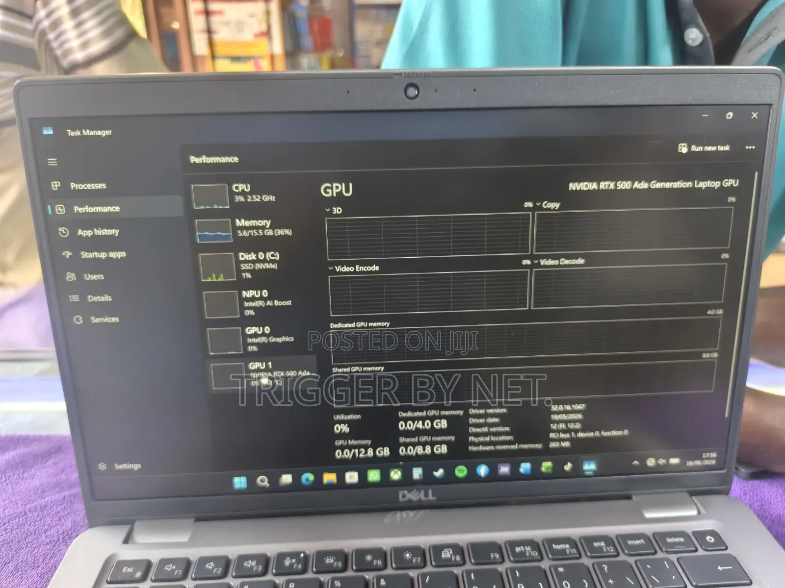 Laptop Dell Precision 3580 16GB Intel Core Ultra 7 SSD 512GB