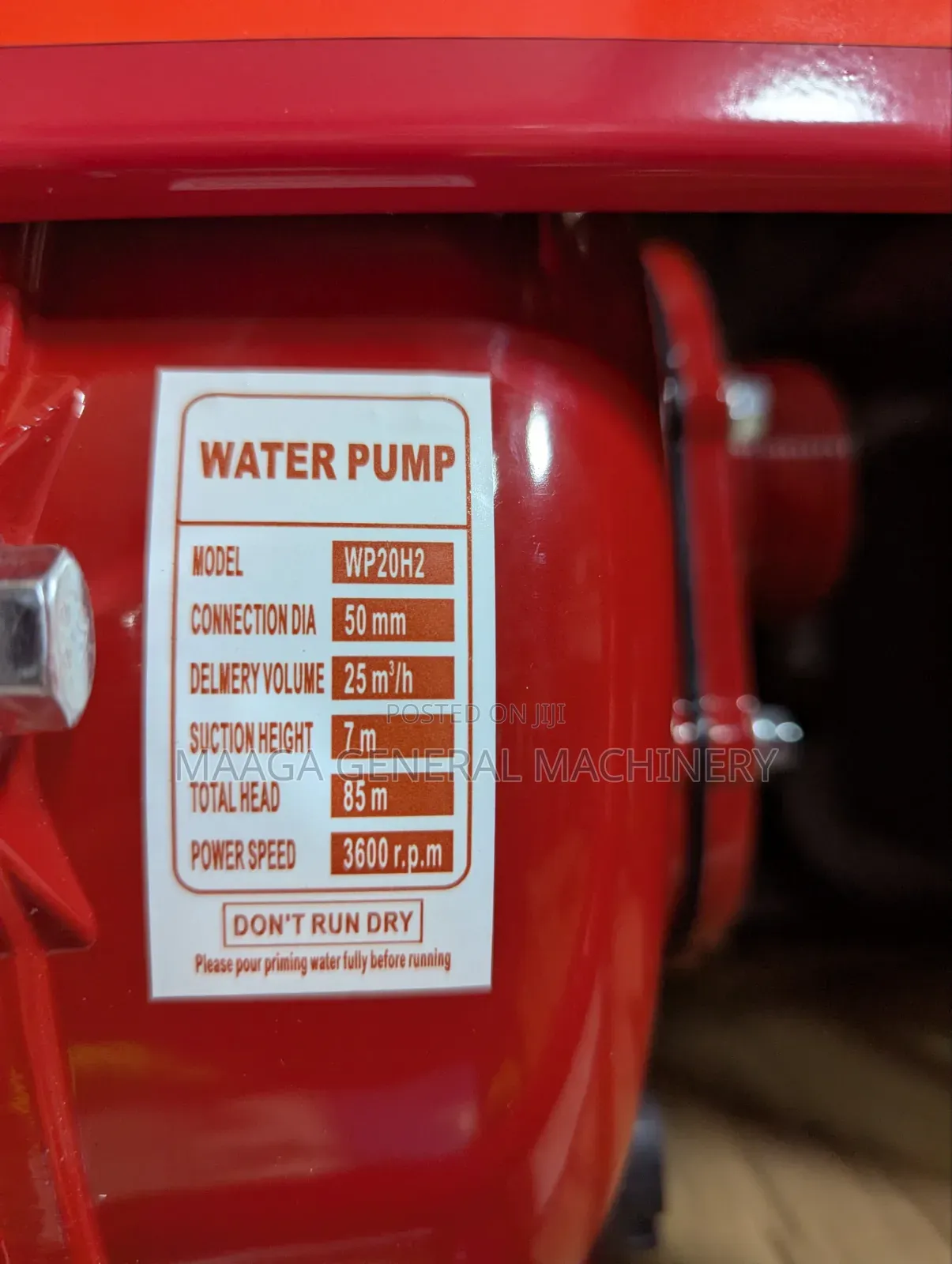 Amucco High Pressure Pump 85 M Total Head