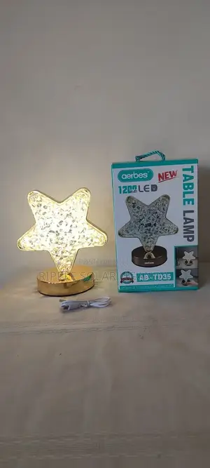 Aerbes Ab-Td35 Led Table Lamp Rechargeable Star Crystal Night Light