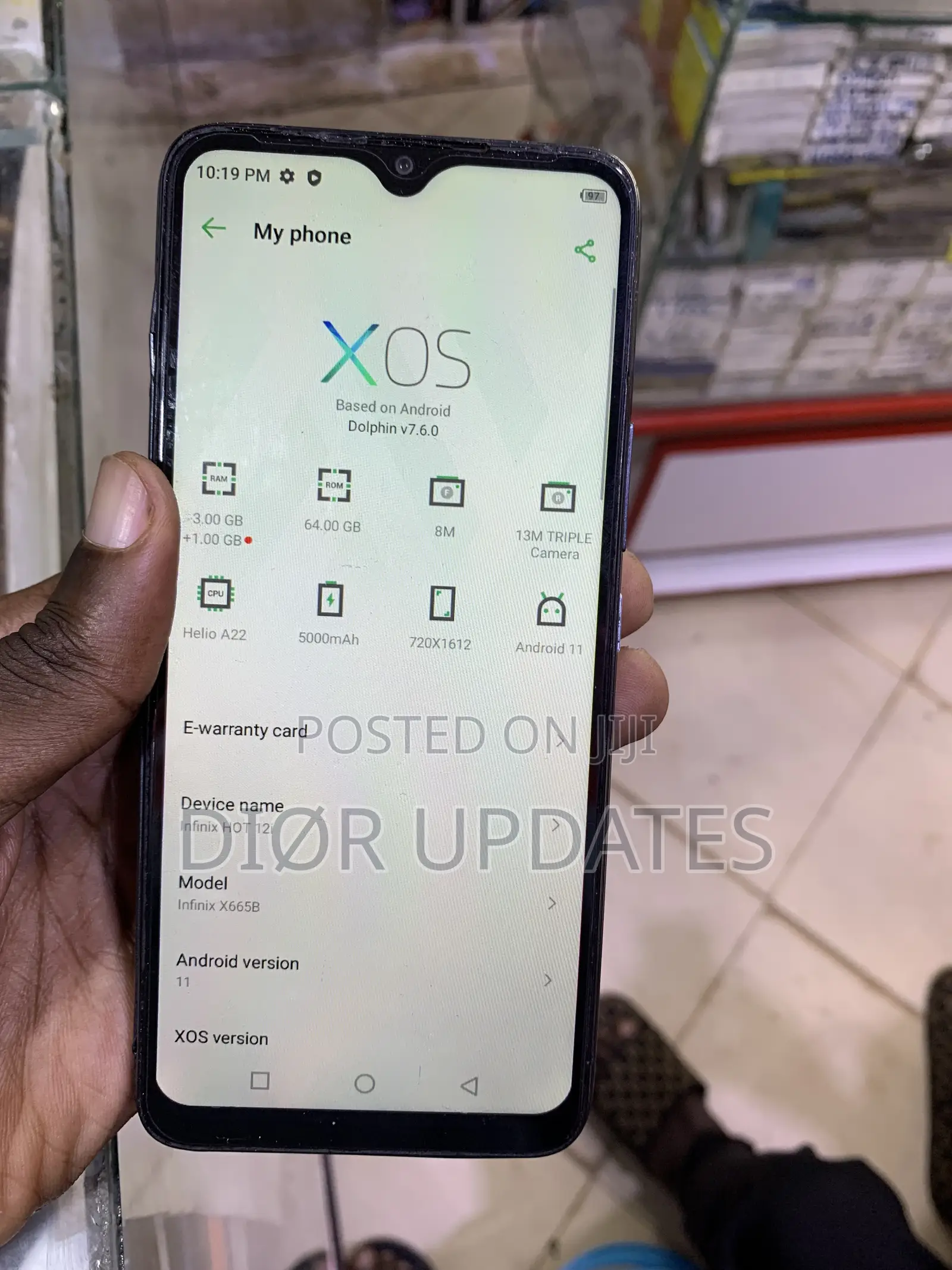 Infinix Hot 12i 64 GB Blue