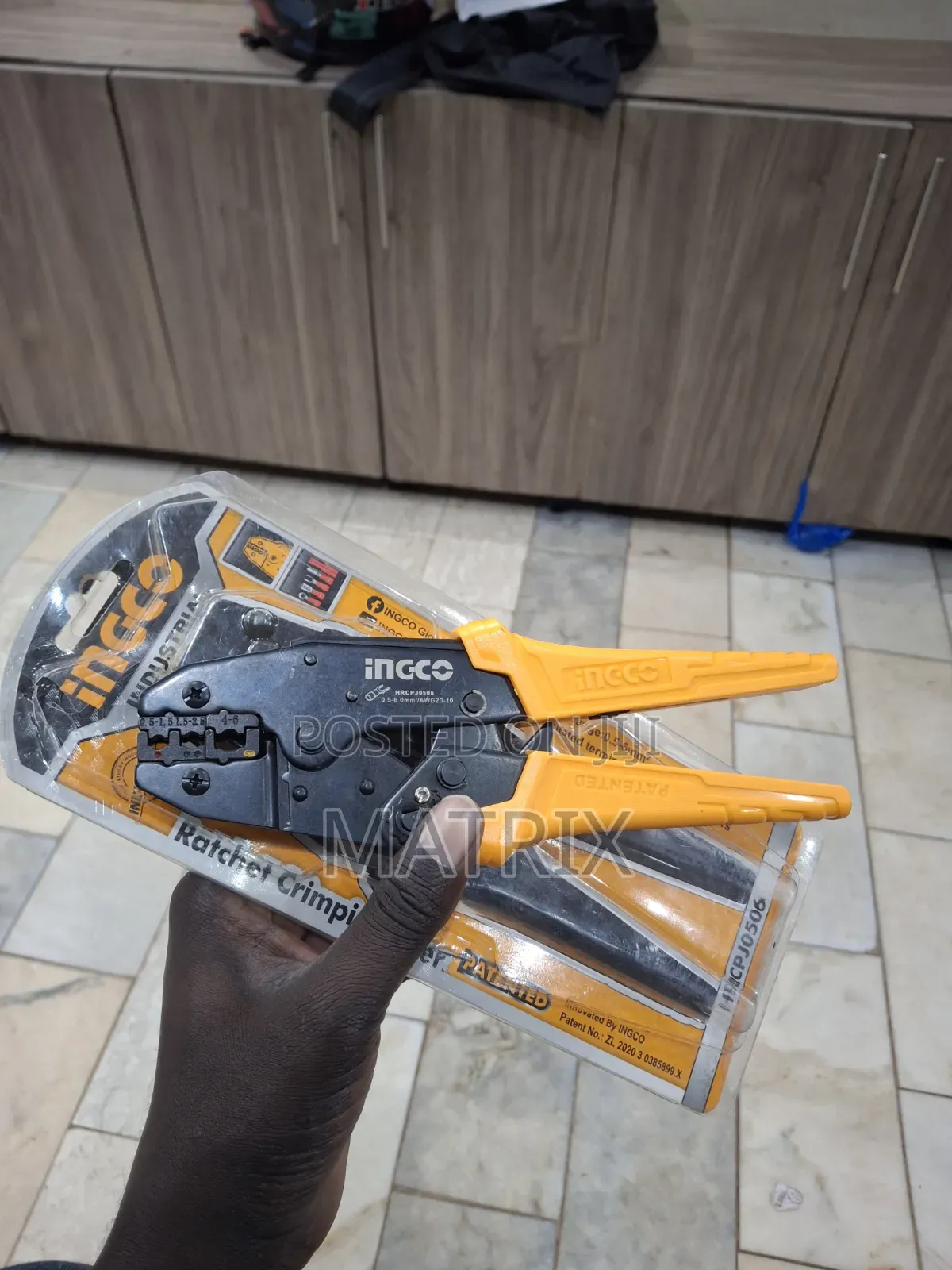 Ingco Ratchet Crimping Plier