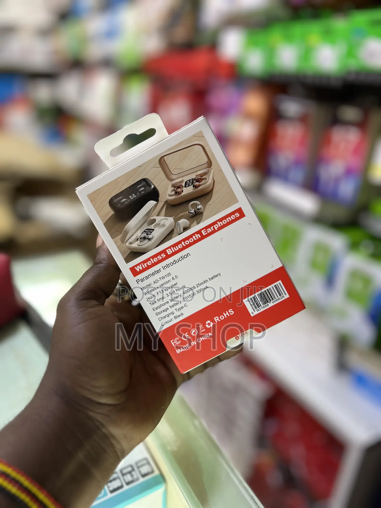 Original Wireless Bluetooth Earbuds - 2in1clip on and in Ear Buds