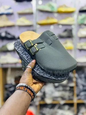 Brown Suede Mules