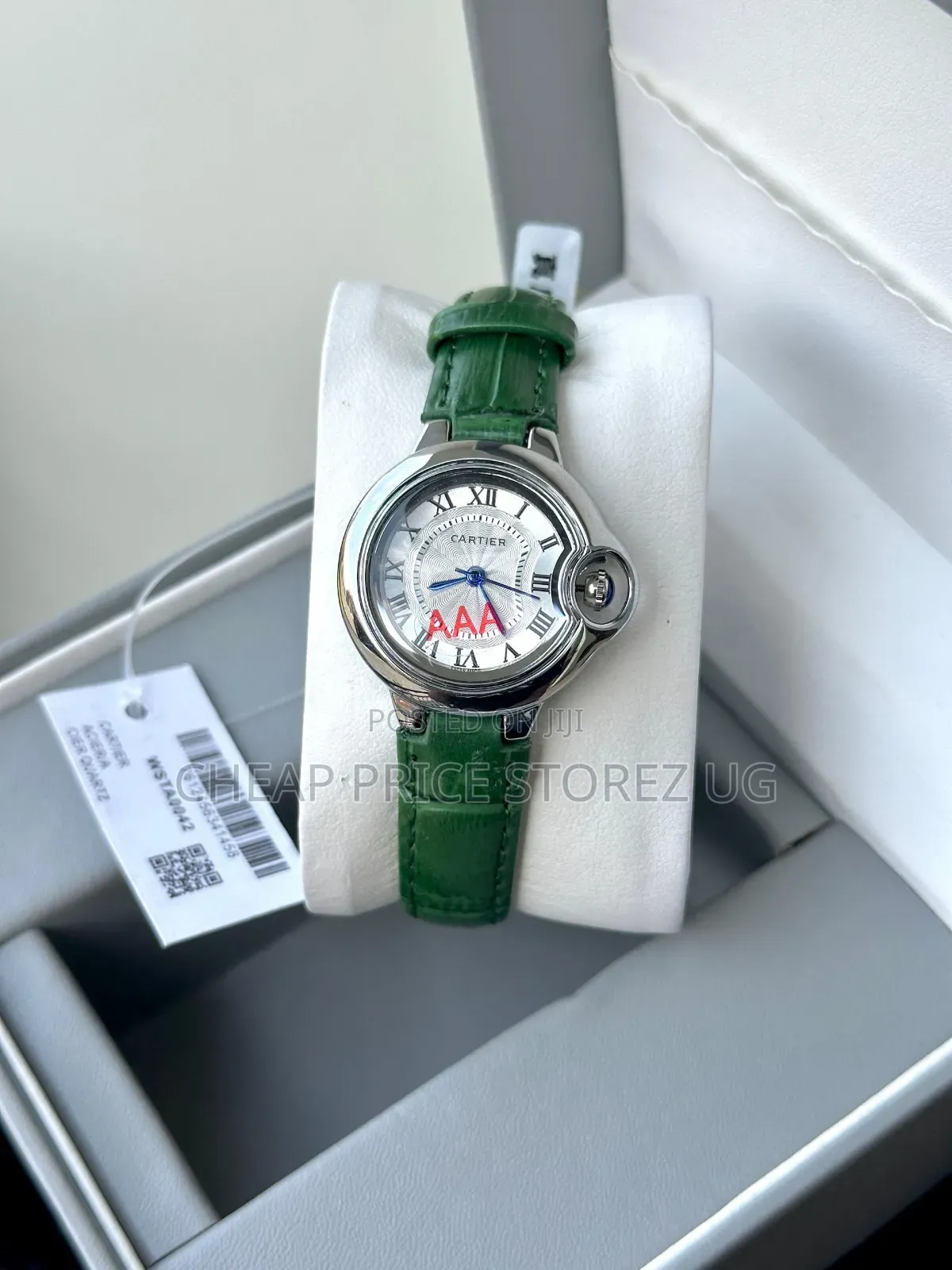 Ladies Watch Cartier Leather Straps Women's Watch