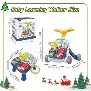Musical Stroller Push Walker That Converts to Table