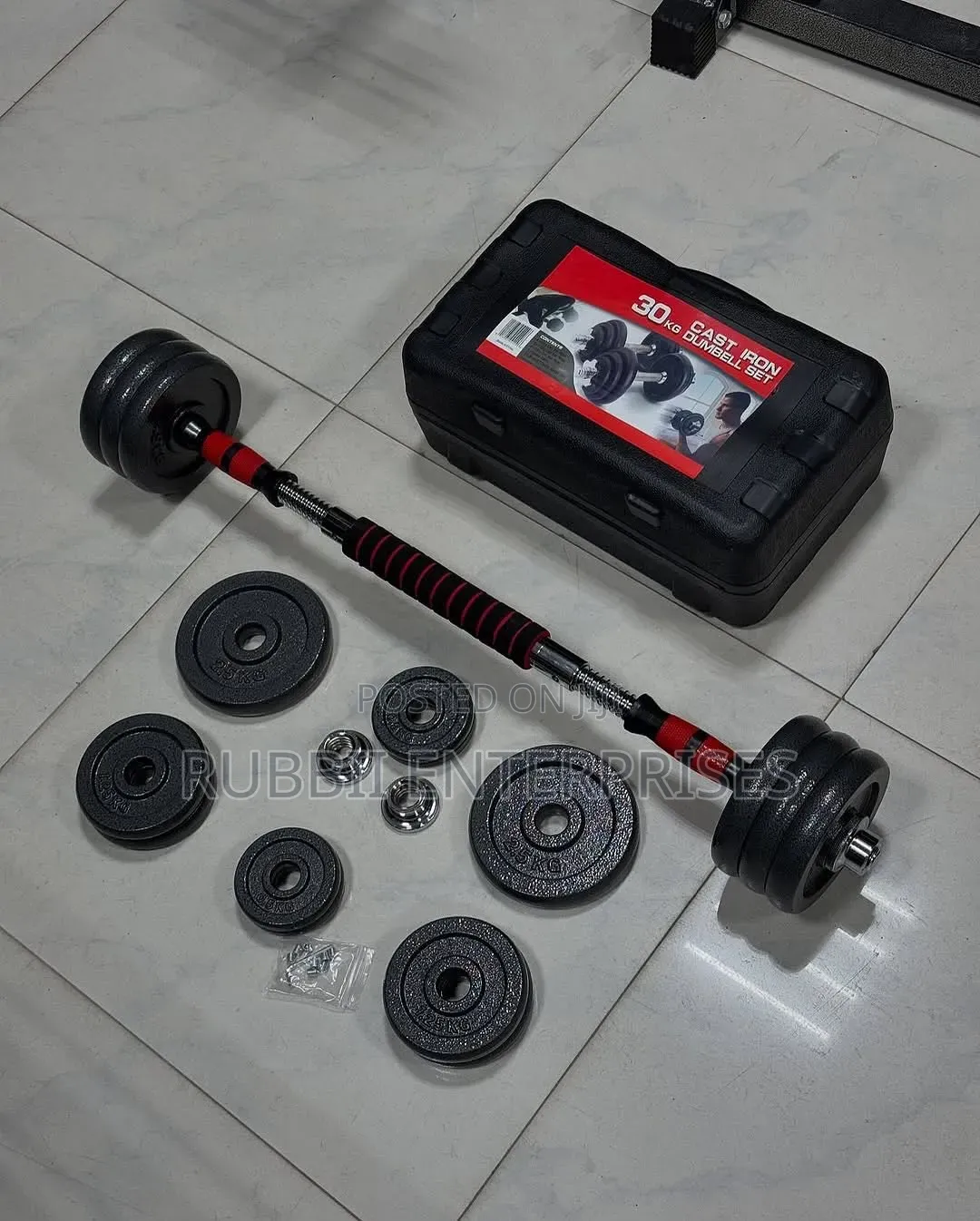 Dumbbells 30kg Set With Connector