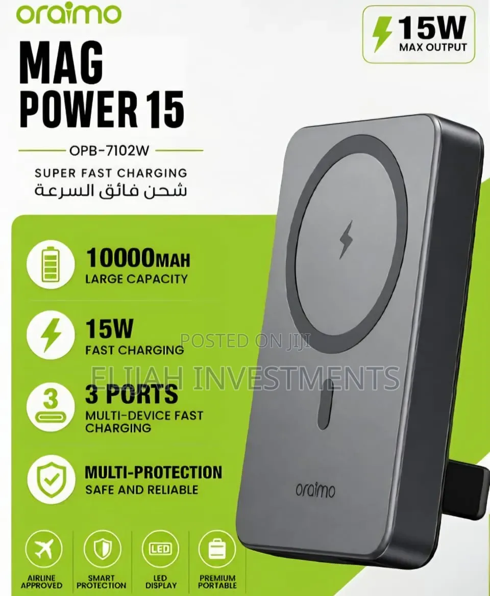 Oraimo Magpower 15 Wireless Power Bank