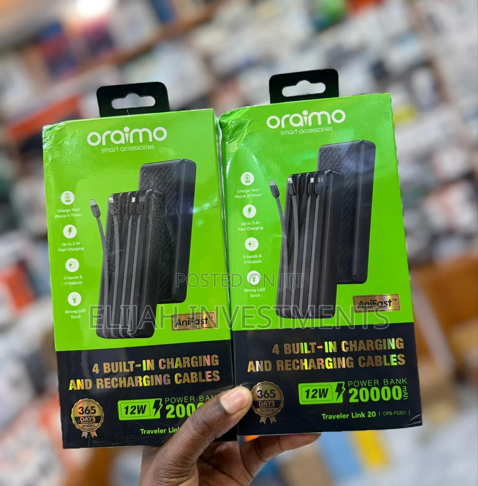 Oraimo Traveler Link 20 Power Bank (20000mah).