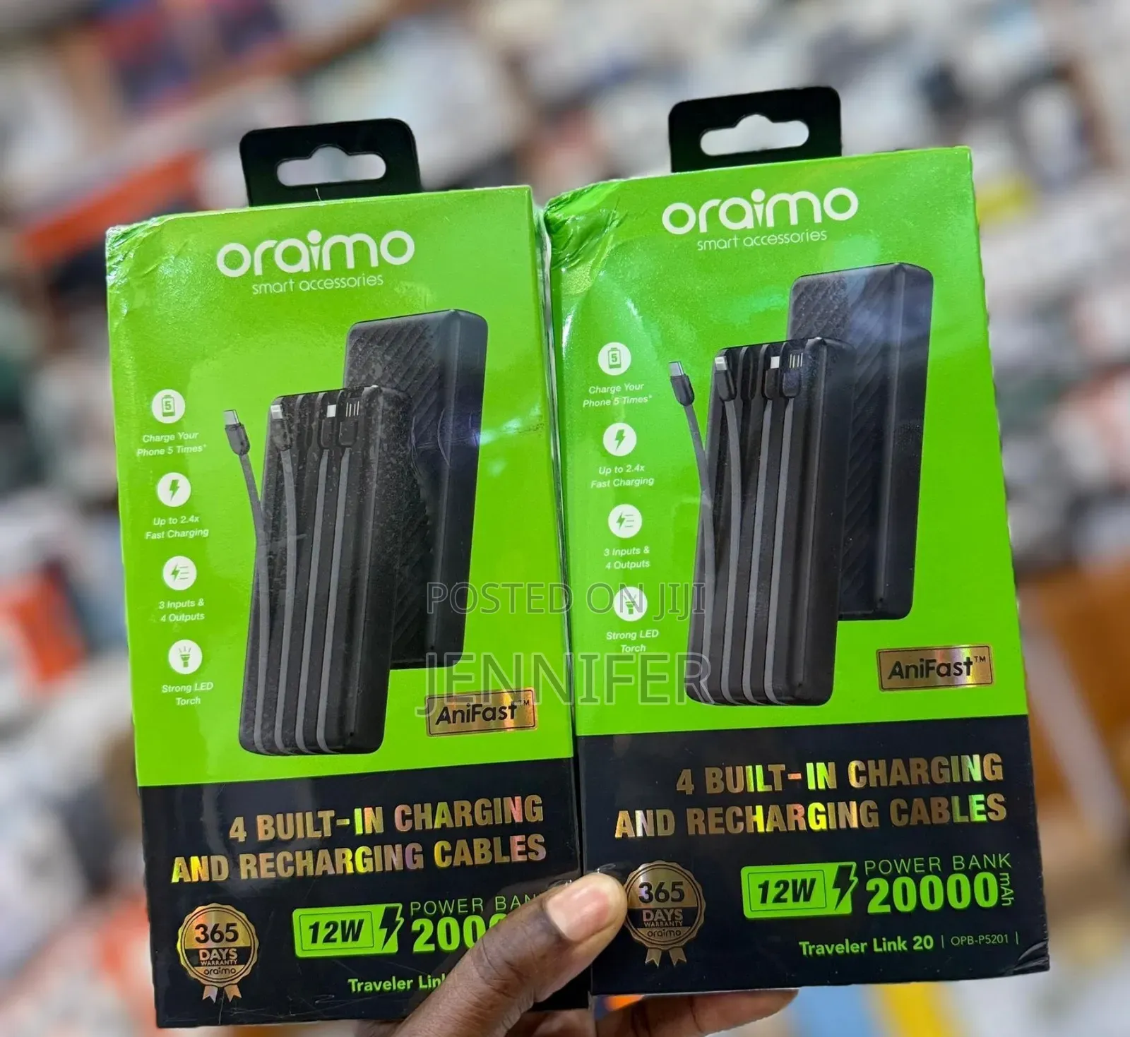 Oraimo Traveler Link 20 Power Bank (20000mah).