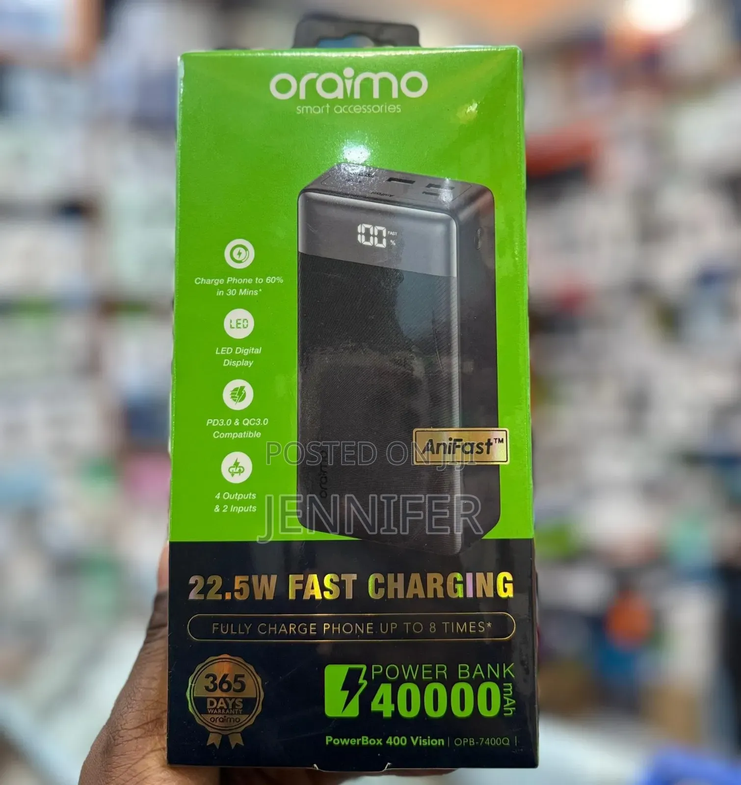 Oraimo Powerbox 400 Vision Power Bank