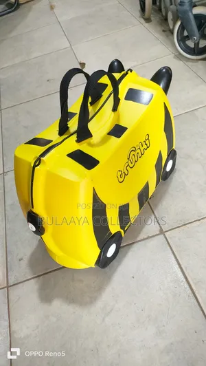 Uk Used Trunki Ride-on Kids Suitcase In The "Bernard The Bee" Design.