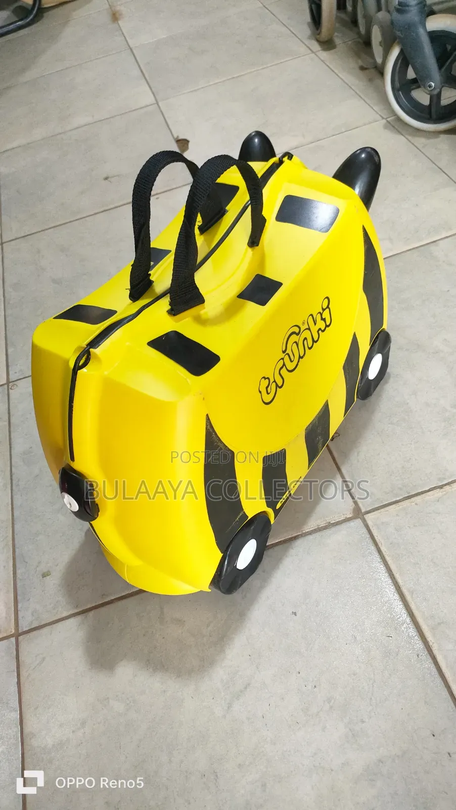 Uk Used Trunki Ride-on Kids Suitcase In The "Bernard The Bee" Design.
