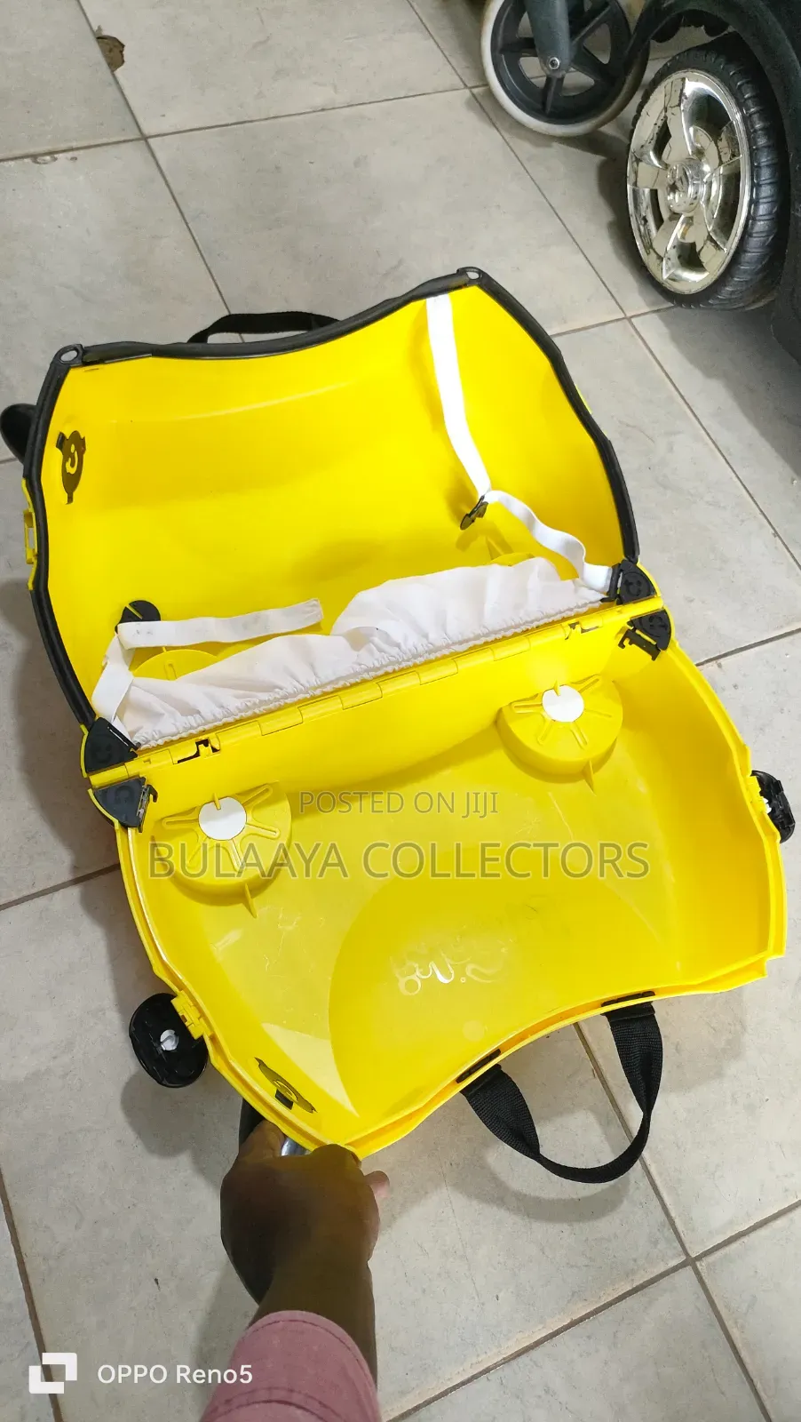 Uk Used Trunki Ride-on Kids Suitcase In The "Bernard The Bee" Design.