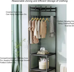 Multifunctional Simple Metallic Corner Rack