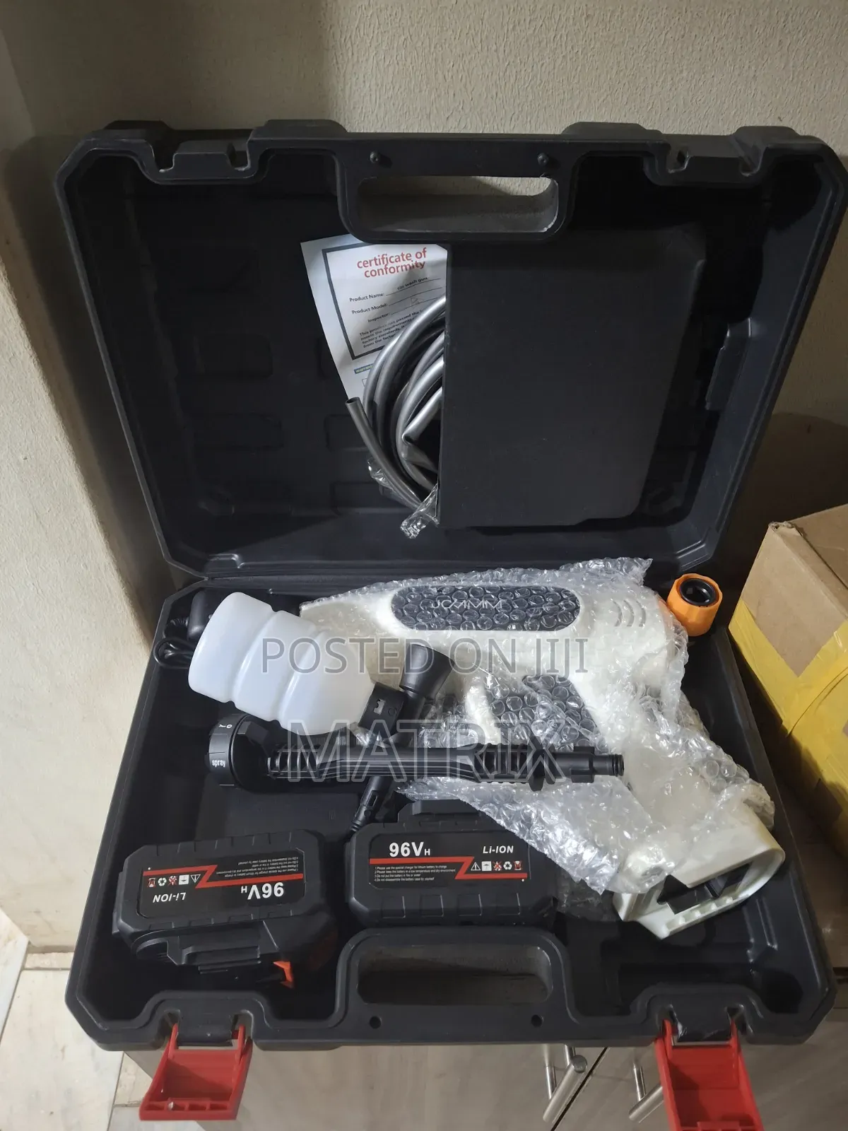 96v Cordless High-Pressure Car Washer and Blower