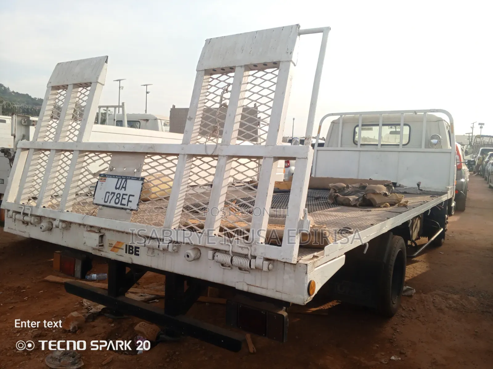 Isuzu Single Light Lowbed 