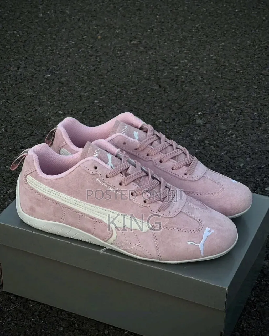 Puma Speedcat Og Whisp of Red, Black, Pink - Puma White