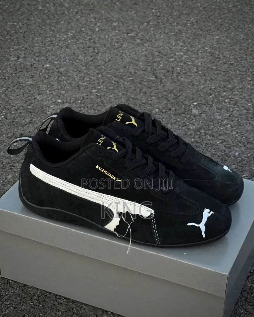 Puma Speedcat Og Whisp of Red, Black, Pink - Puma White
