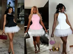 Ladies Armless Short Round Dress