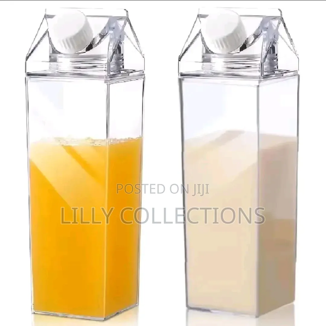 Transparent Milk Bottles