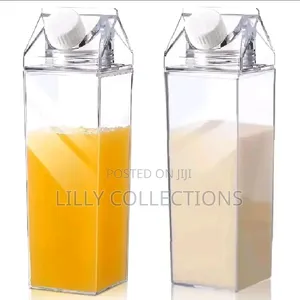 Transparent Milk Bottles