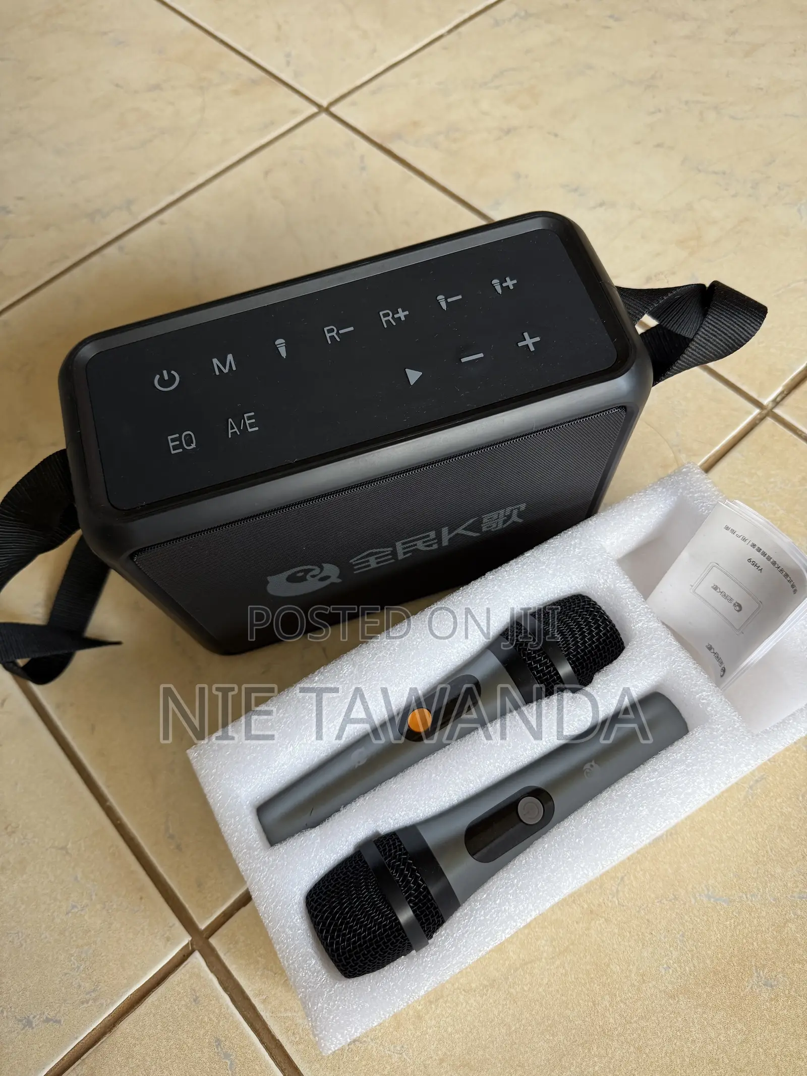 Karaoke Bluetooth Speaker Set With Dual Wireless Mircrophones