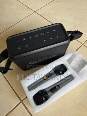 Karaoke Bluetooth Speaker Set With Dual Wireless Mircrophones