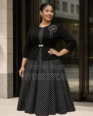 Ladies Office Floral Dress